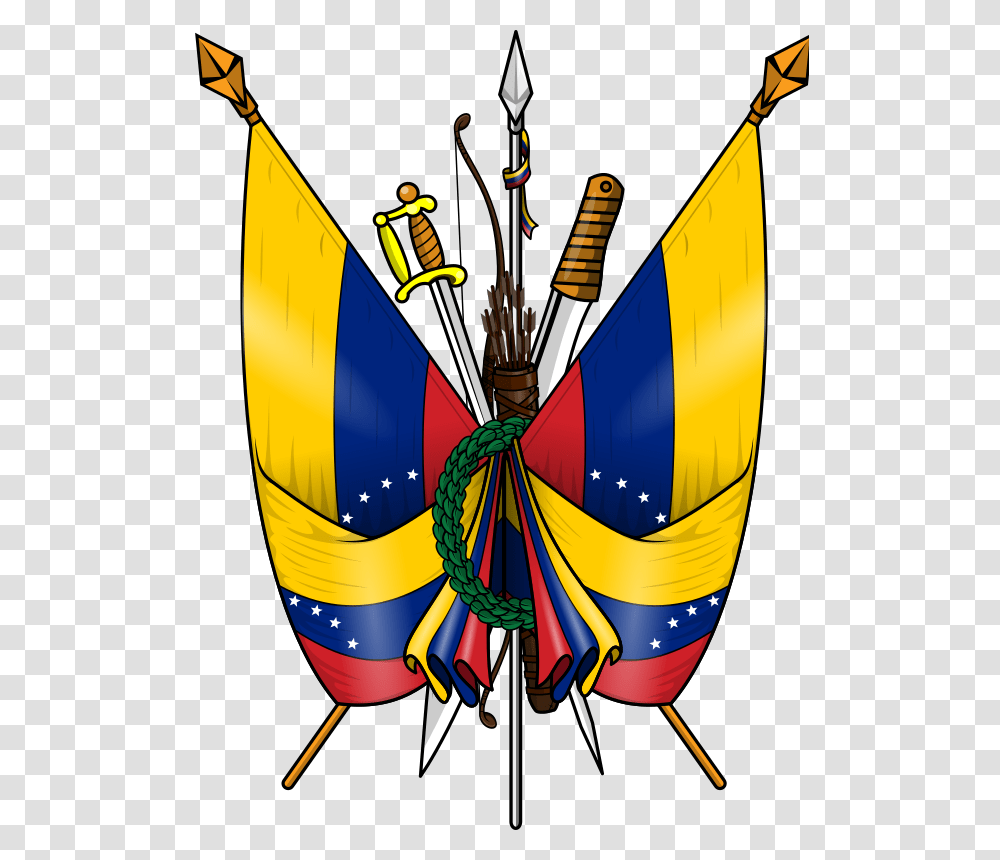 Armas Del Escudo De Venezuela, Armor, Shield Transparent Png