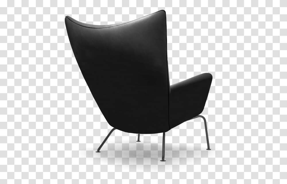 Armchair Drawing Wing Chair Chair From Back, Furniture, Cushion Transparent Png