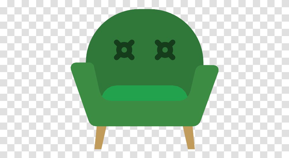 Armchair Icon Chair, Furniture, Green, Baseball Cap, Hat Transparent Png