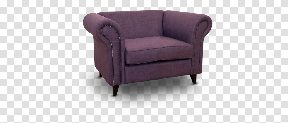Armchair Picture Purple Arm Chair, Furniture, Couch Transparent Png