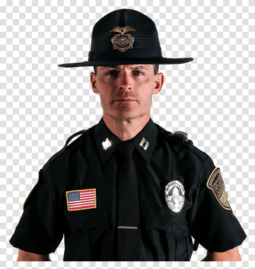 Armed Amp Unarmed Security Guards Costume Hat Transparent Png