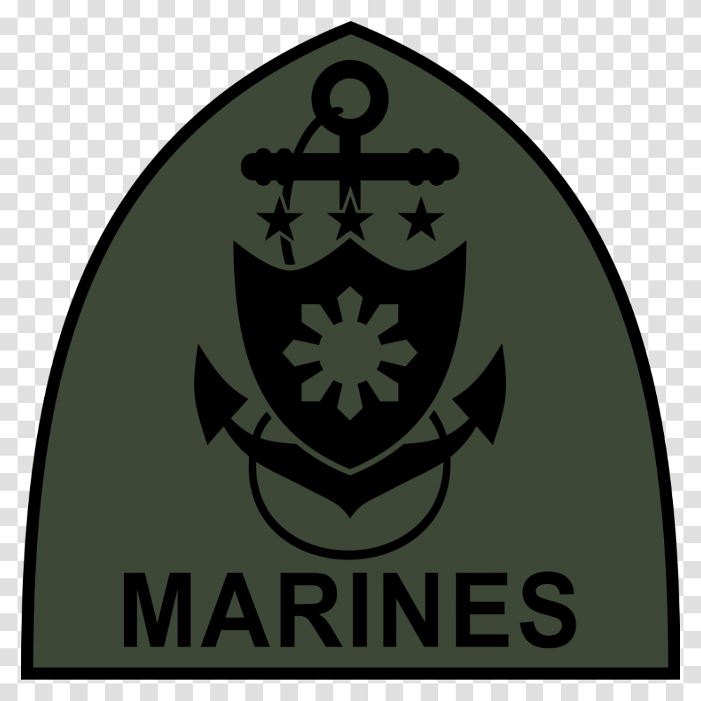 Armed Forces Of The Philippines Philippine Marine Corps Philippine Marine Corp Logo, Stencil, Hook Transparent Png