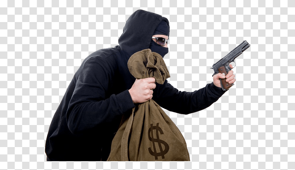 Armed Robber Background Armed Robbery, Gun, Weapon, Weaponry Transparent Png
