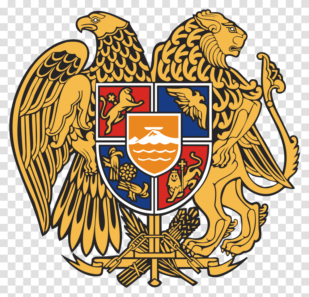 Armenian Coat Of Arms, Emblem, Logo, Trademark Transparent Png