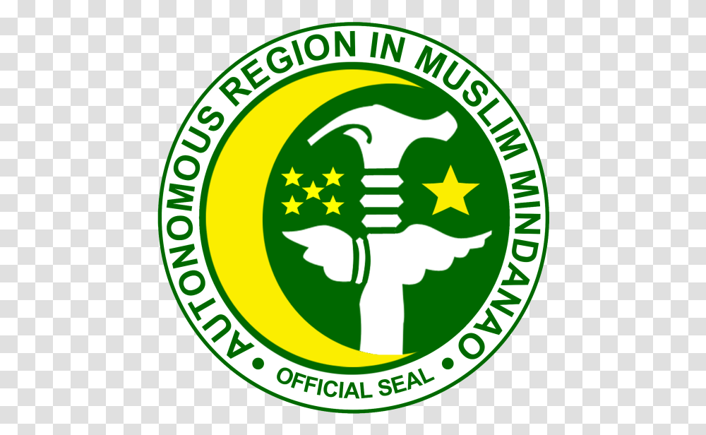 Armm Island Provinces Soon To Experience Stable Power Supply Armm Official Seal, Logo, Symbol, Trademark, Hand Transparent Png