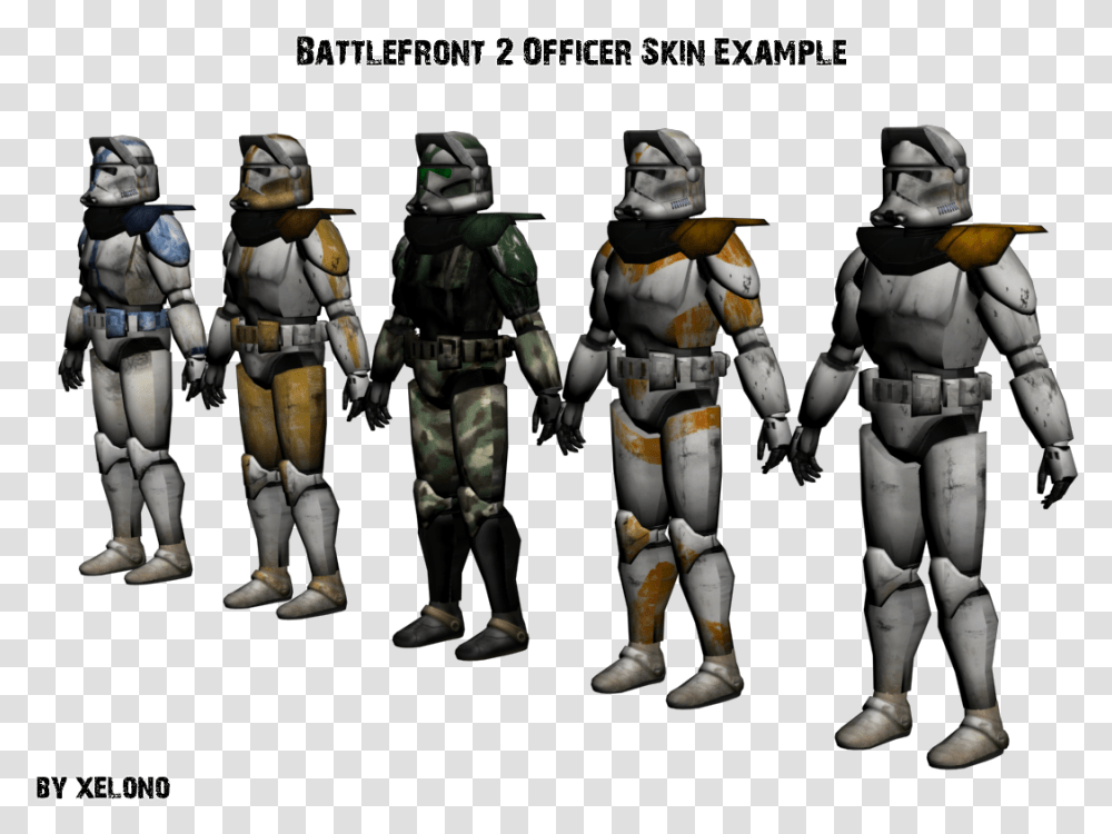Armored Clone Officer Battlefront, Helmet, Apparel, Robot Transparent Png