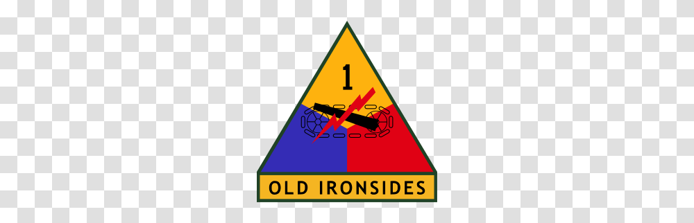 Armored Division, Sign, Triangle, Road Sign Transparent Png