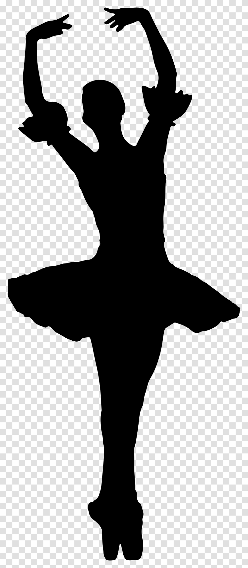 Arms Raised Ballerina Silhouette Without Tiara Icons, Gray, World Of Warcraft Transparent Png