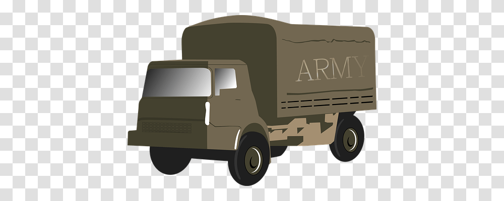 Army Transport, Van, Vehicle, Transportation Transparent Png