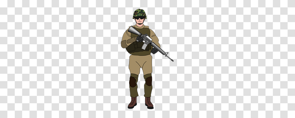 Army Person, Gun, Weapon Transparent Png