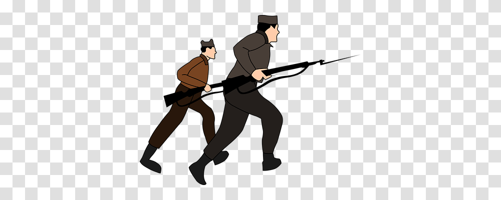 Army Person, Silhouette, Pedestrian Transparent Png