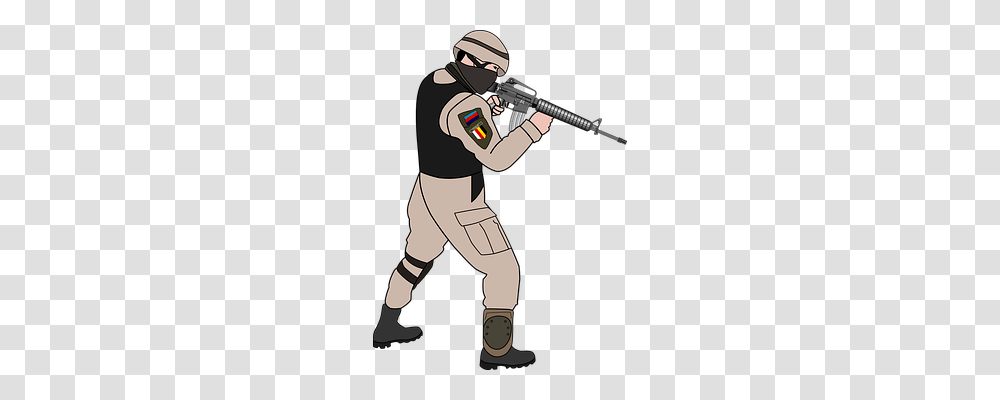 Army Person, People, Gun, Weapon Transparent Png