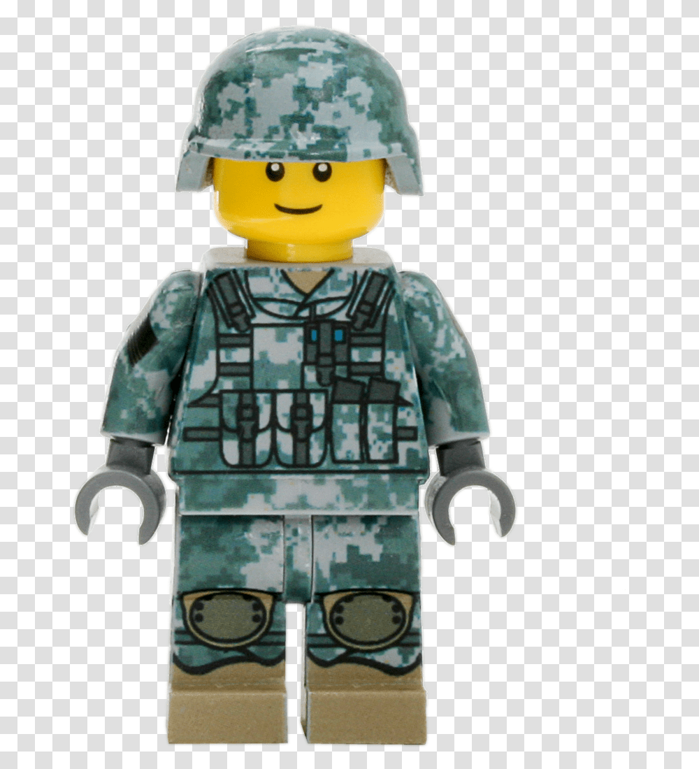 Army Acu Lego Modern Us Soldiers, Person, Human, Helmet Transparent Png
