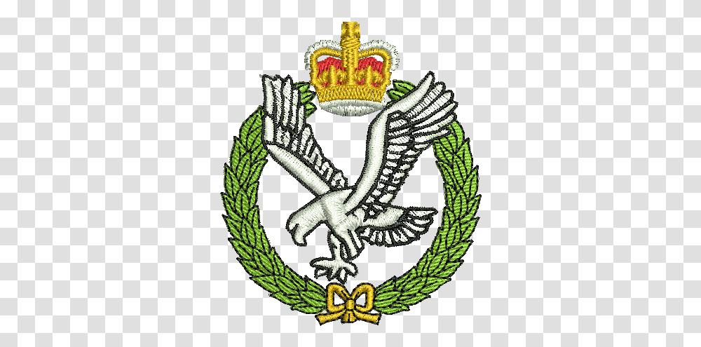 Army Air Corps Logo - Customembroidery Army Air Corps Logo, Emblem, Symbol, Trademark, Scarf Transparent Png