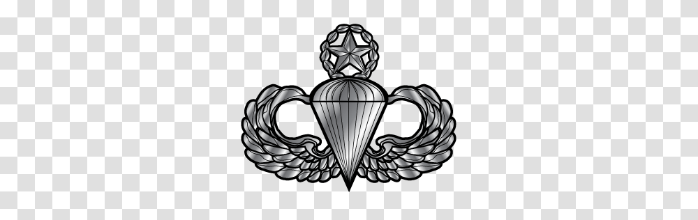 Army Aviator Wings, Emblem, Lamp, Chandelier Transparent Png