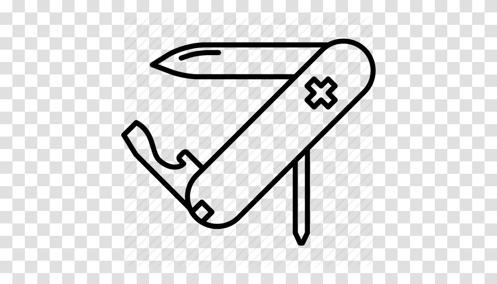 Army Blade Edc Gadget Scrrewdriver Swiss Army Knife Tool Icon, Plan, Plot, Diagram Transparent Png
