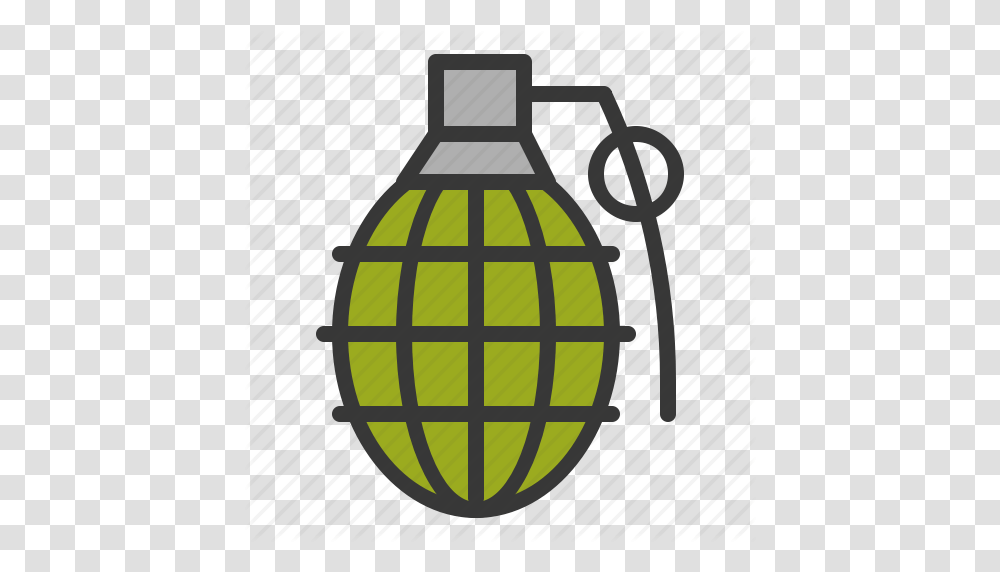 Army Bomb Equipment Grenade Hand Grenade Weapon Icon, Weaponry Transparent Png