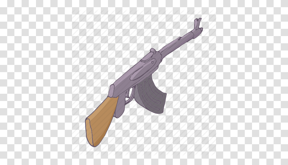 Army Cartoon Gun Machine Military War Weapon Icon, Weaponry, Rifle, Shotgun Transparent Png