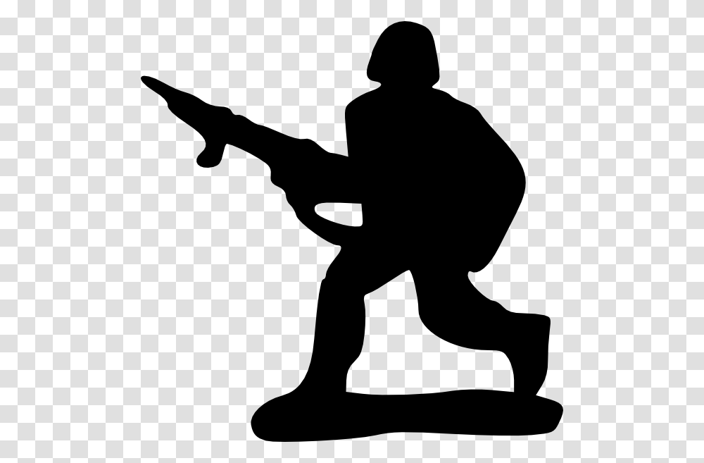 Army Clipart Scene, Silhouette, Person, Human, Sport Transparent Png