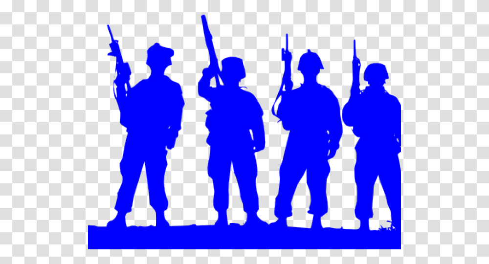 Army Clipart Silhouette Soldiers Clip Art, Person, Military, Military Uniform, People Transparent Png