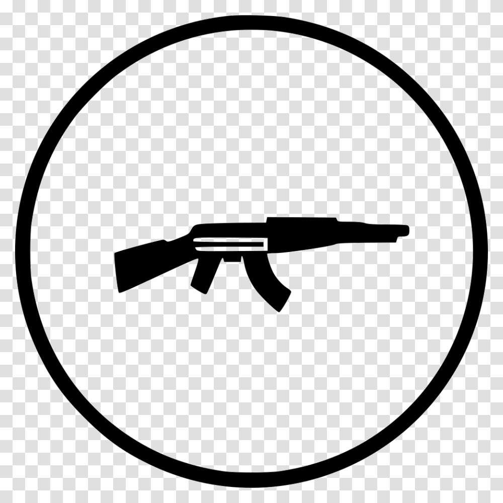 Army Danger Gun Guns Machine Shot War Icon Free Download, Stencil, Label, Hand Transparent Png
