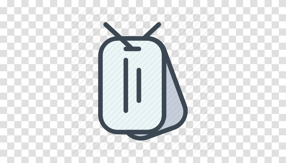 Army Dog Tag Military Recognition Soldier War Icon, Bag, Luggage, Suitcase, Plastic Bag Transparent Png