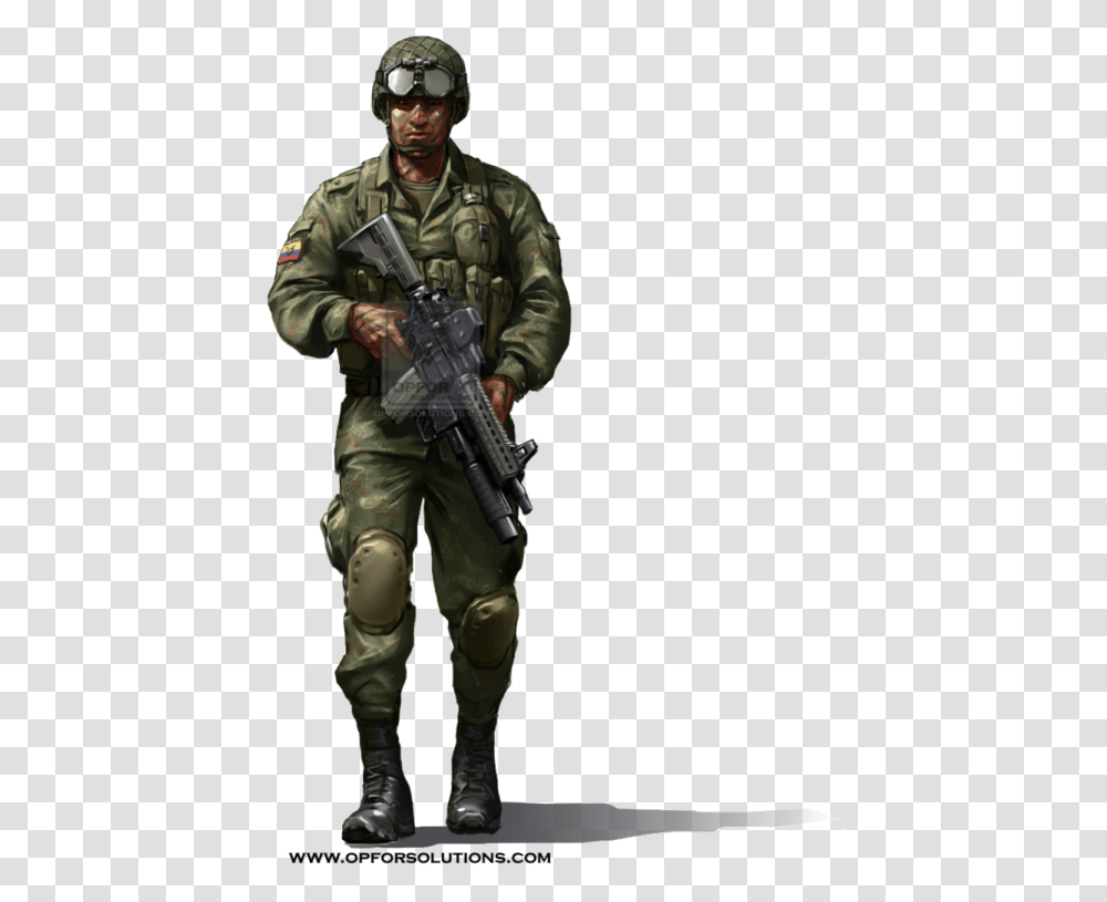 Army Guy Soldier Army Man, Gun, Weapon, Person, Helmet Transparent Png