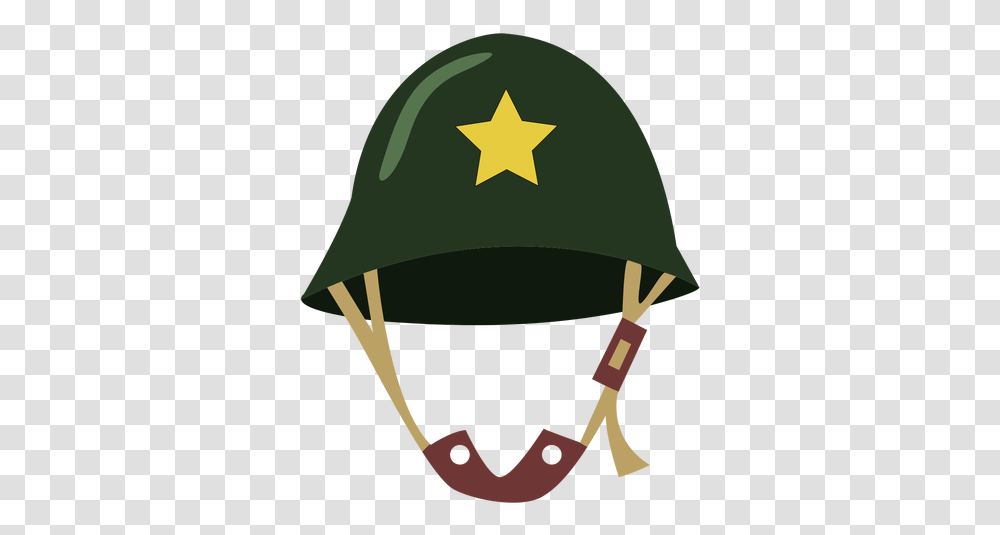 Army Helmet With Star Militar, Clothing, Apparel, Baseball Cap, Hat Transparent Png