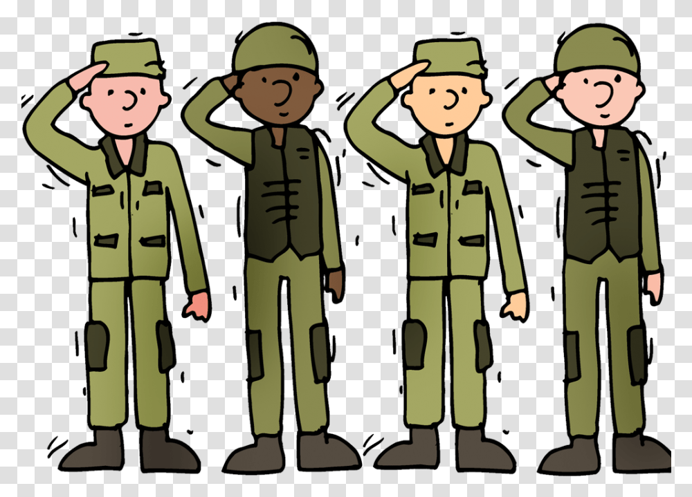 Army Man Army Of Soldiers In Cartoon, Person, Duel, Hand Transparent Png