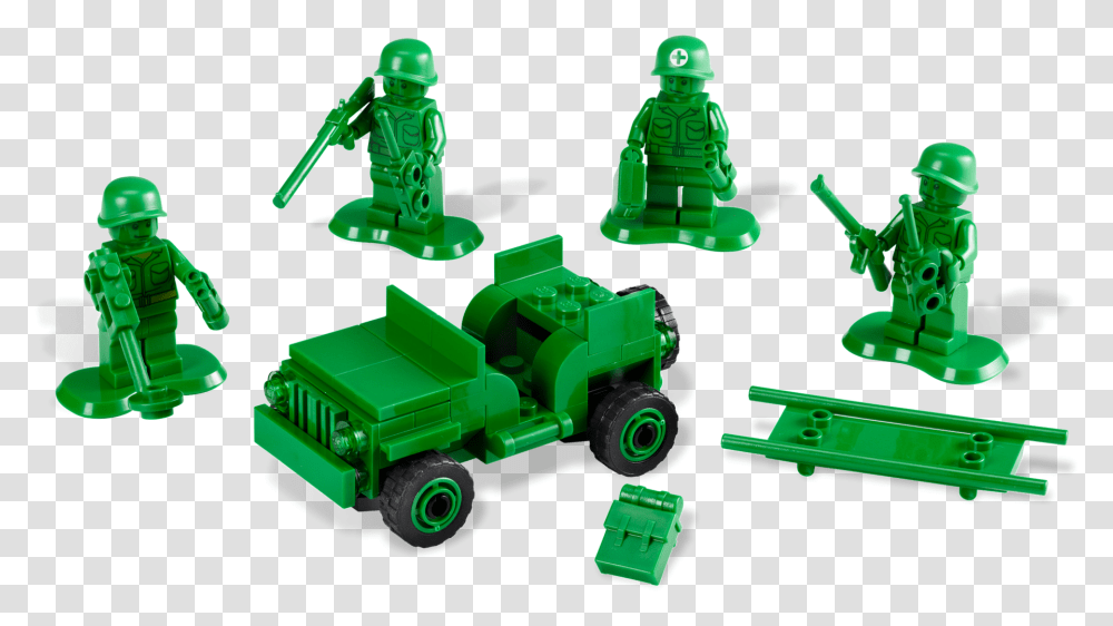Army Men Toy Story Army Men Lego, Green, Helmet, Vehicle, Transportation Transparent Png