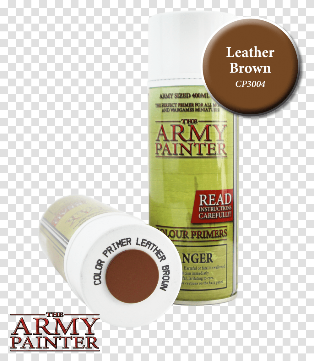 Army Painter Brown Spray, Cosmetics, Bottle, Tape, Tin Transparent Png