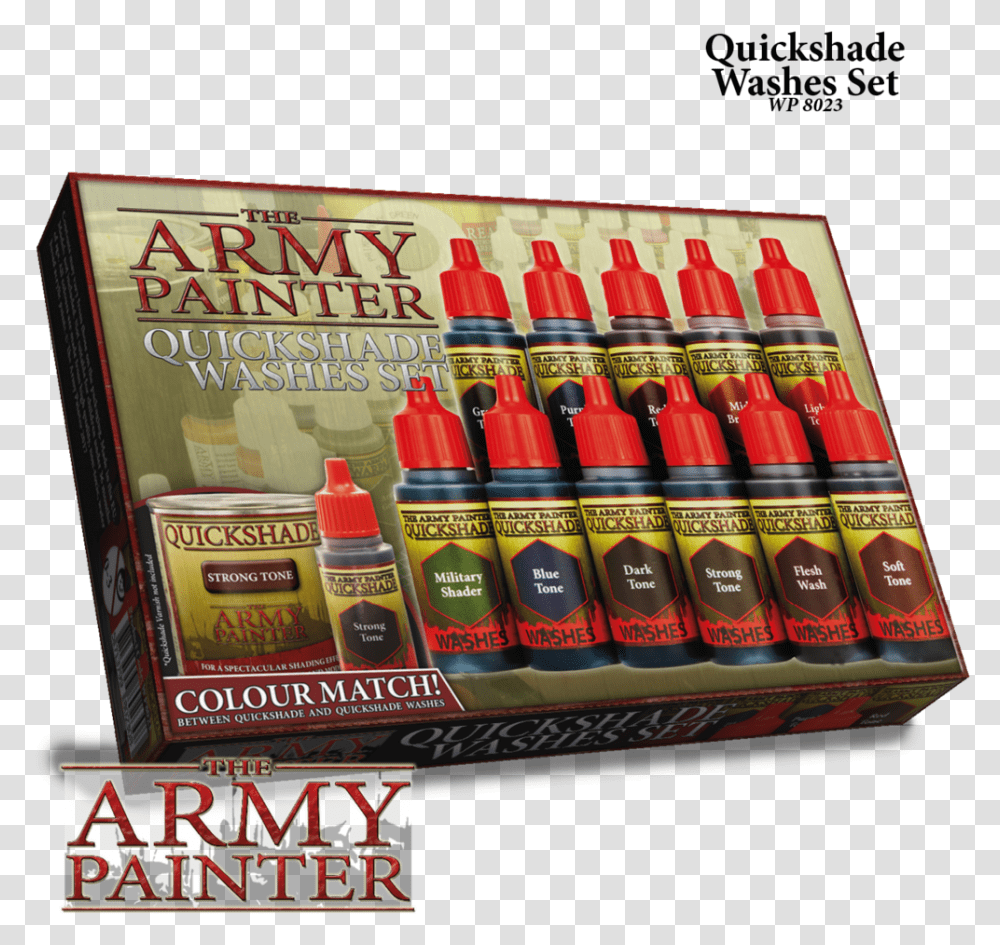 Army Painter Quickshades Washes Set Army Painter Quickshade Washes Set, Marker, Crayon, Paint Container, Cosmetics Transparent Png