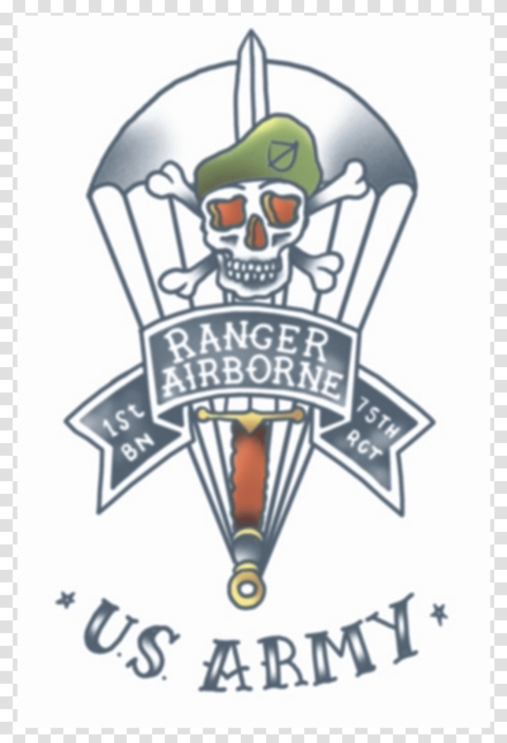 Army Ranger Tattoos, Emblem, Logo, Trademark Transparent Png
