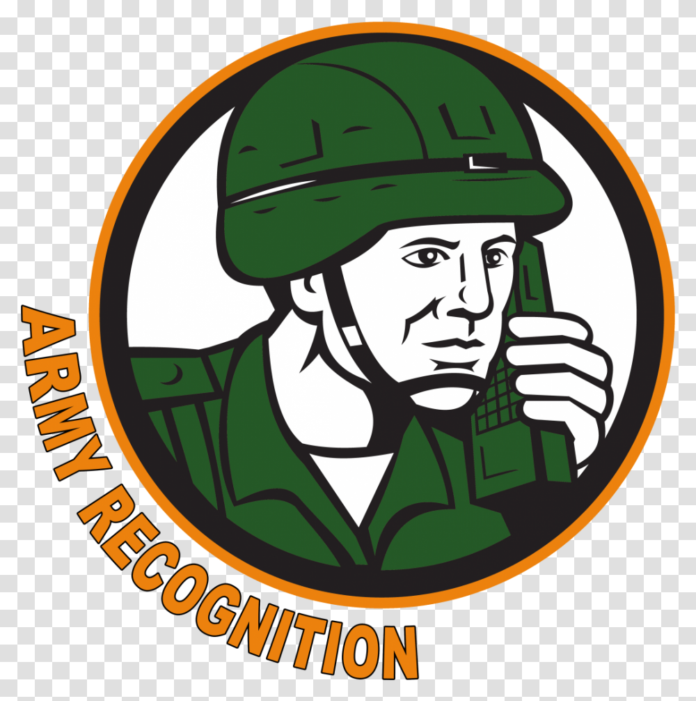 Army Recognition Logo Cleand, Person, Human, Helmet Transparent Png