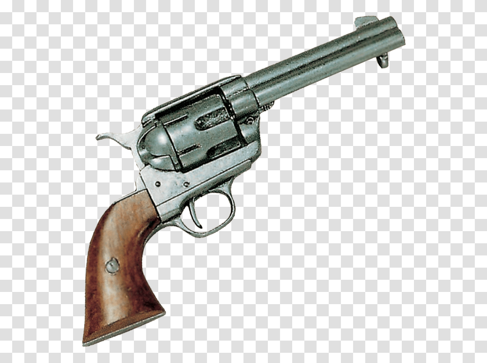Army Revolver Pewter Colt 45 Peacemaker Firing Replica, Gun, Weapon, Weaponry, Handgun Transparent Png