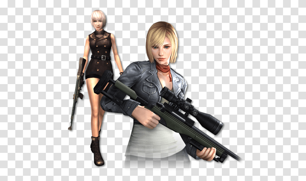 Army Style Jennifer And Casual Style Natasha They Counter Strike Natasha, Person, Gun, Weapon Transparent Png