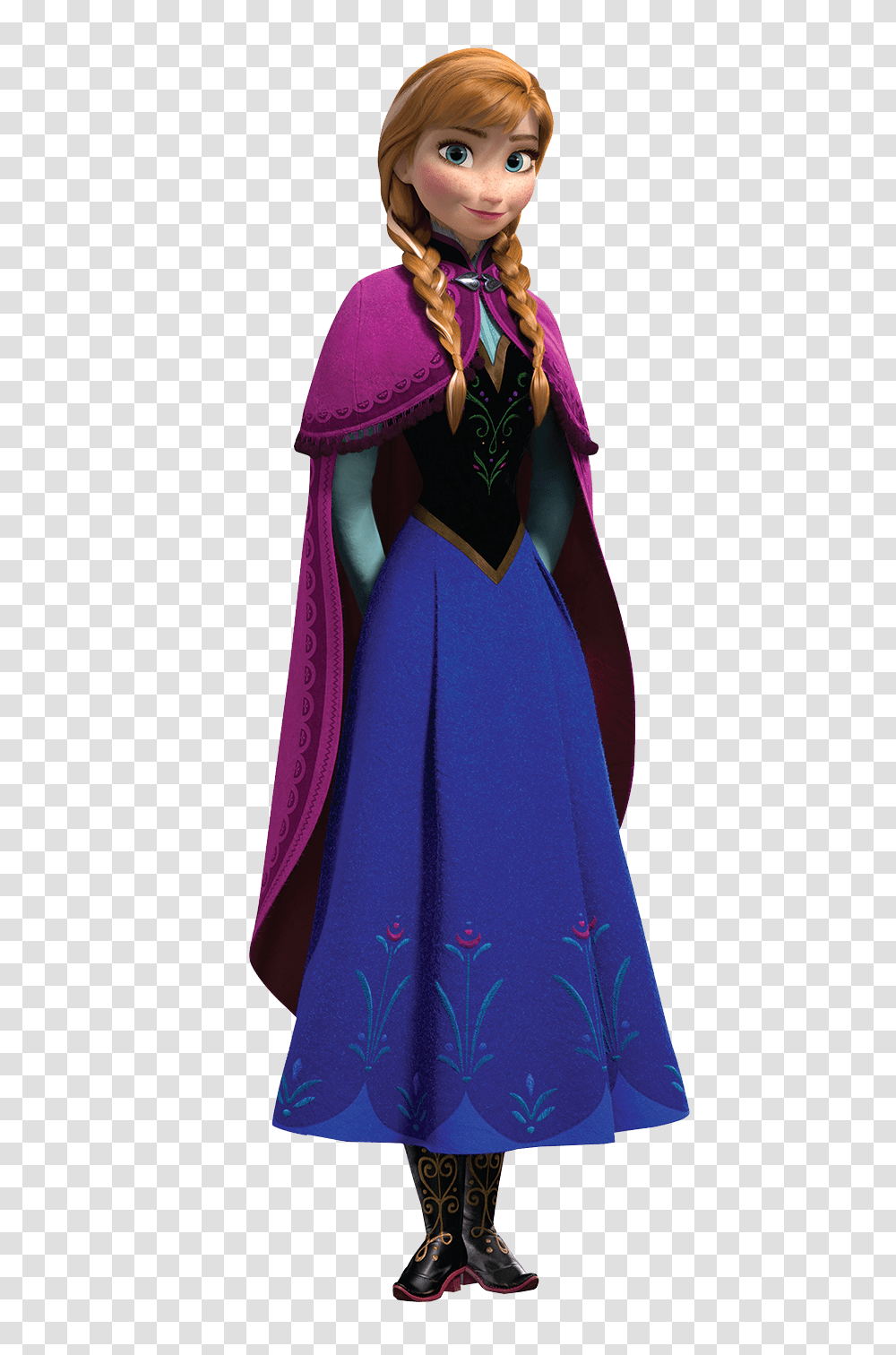 Arna Frozen Character Background, Dress, Cape, Fashion Transparent Png