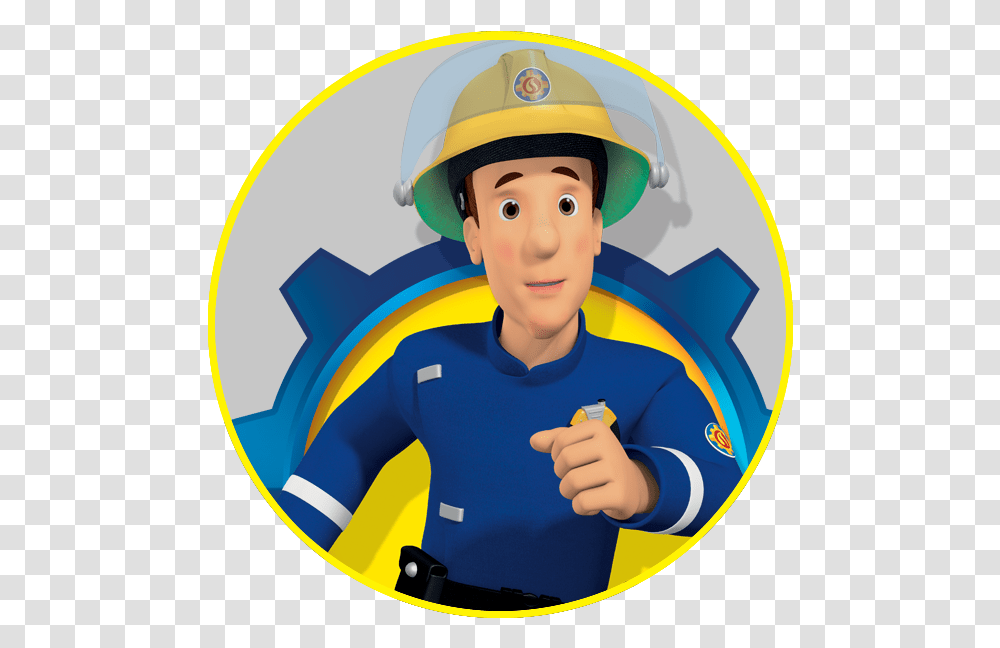 Arnold Fireman Sam Ellie Phillips, Person, Human, Helmet Transparent Png