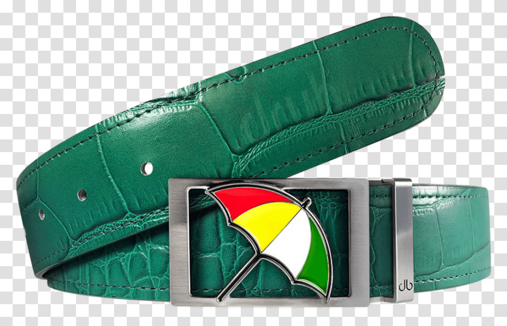 Arnold Palmer Crocodile Leather Belt In Green Belt, Accessories, Accessory, Wallet Transparent Png