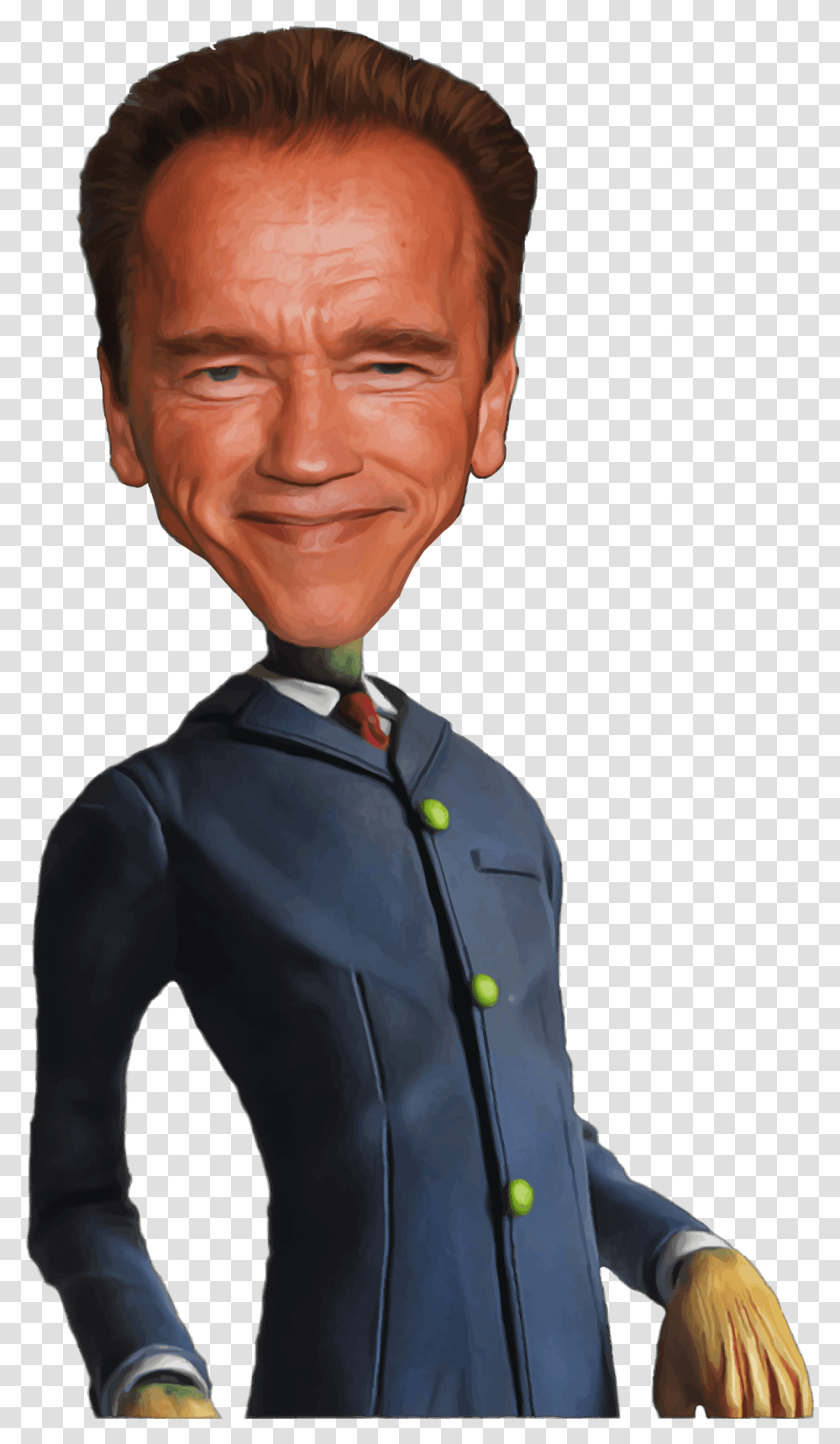 Arnold Schwarzenegger, Face, Person, Military Uniform, Portrait Transparent Png