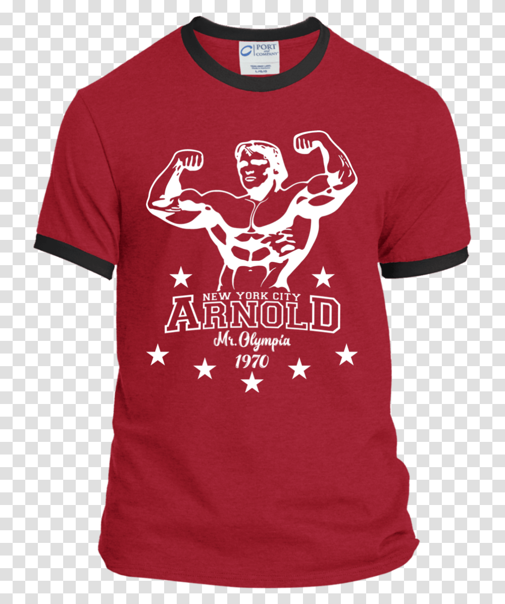 Arnold Schwarzenegger Mr Olympia Shirt, Apparel, Sleeve, T-Shirt Transparent Png