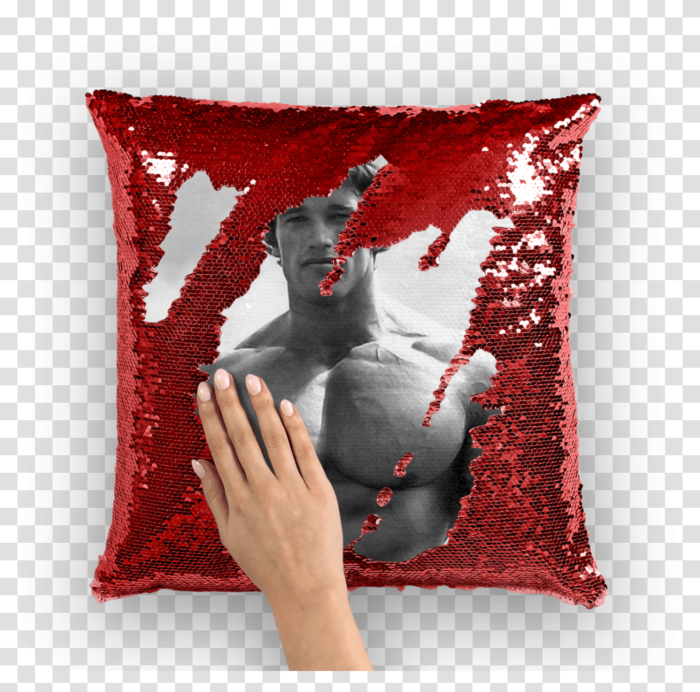 Arnold Schwarzenegger Sequin Cushion CoverClass Gordon Ramsay Body Pillow Transparent Png