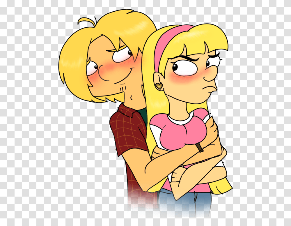 Arnold With Helga Be235 Hey Arnold Rule, Person, Human, Hug Transparent Png