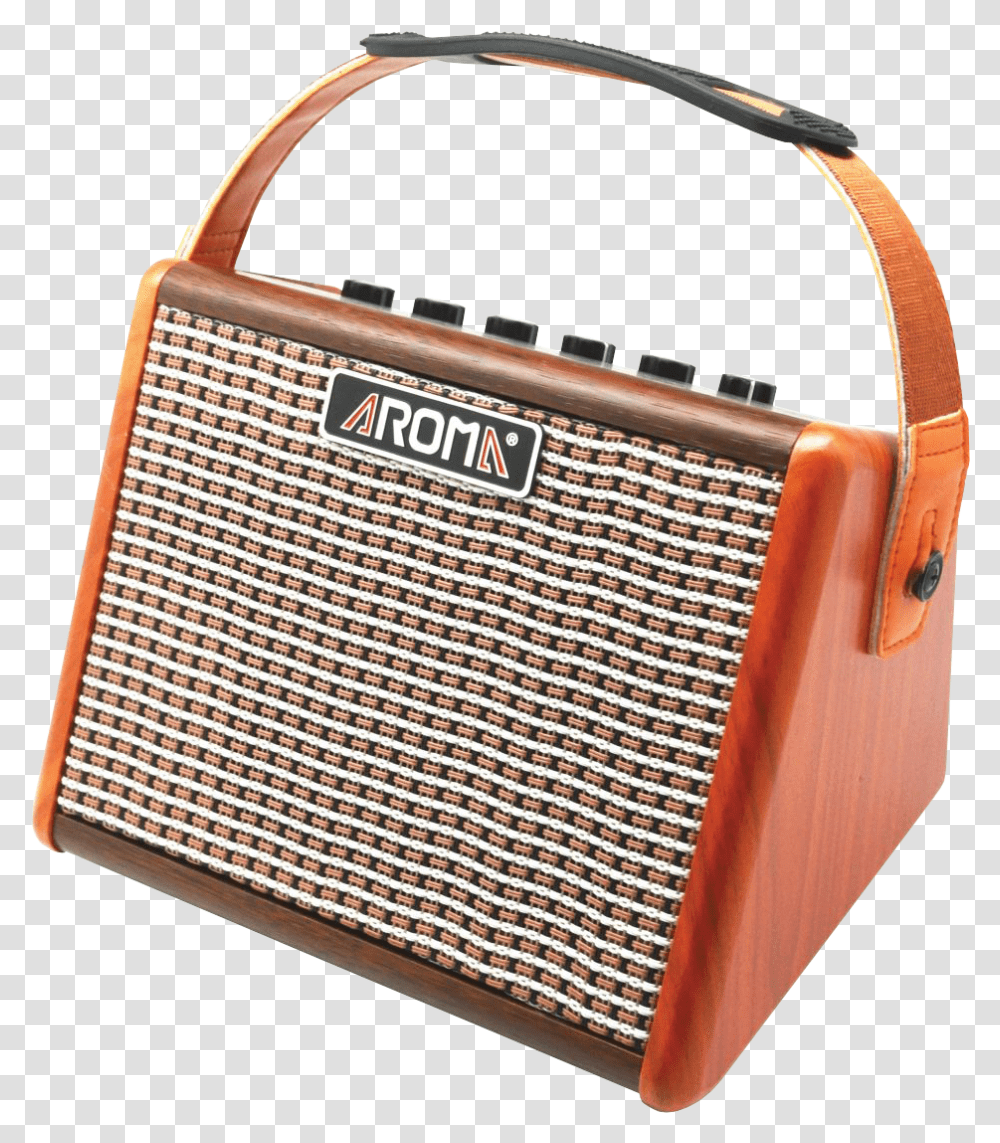 Aroma Ag 15a Guitar Amplifier Amp 15w Portable Acoustic, Handbag, Accessories, Accessory, Radio Transparent Png