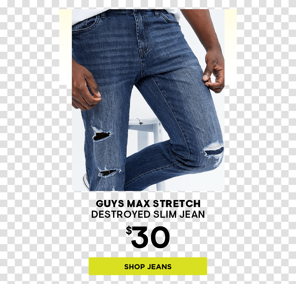 Aropostale X Bluenotes Guys Jeans Pocket, Pants, Apparel, Denim Transparent Png