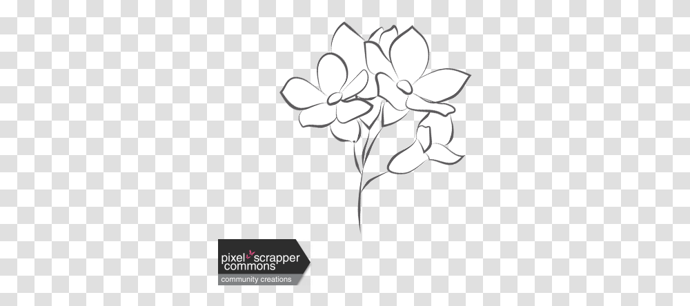 Around The World Flower Line Drawing Graphic By Robin Rosa Glauca, Graphics, Art, Plant, Blossom Transparent Png