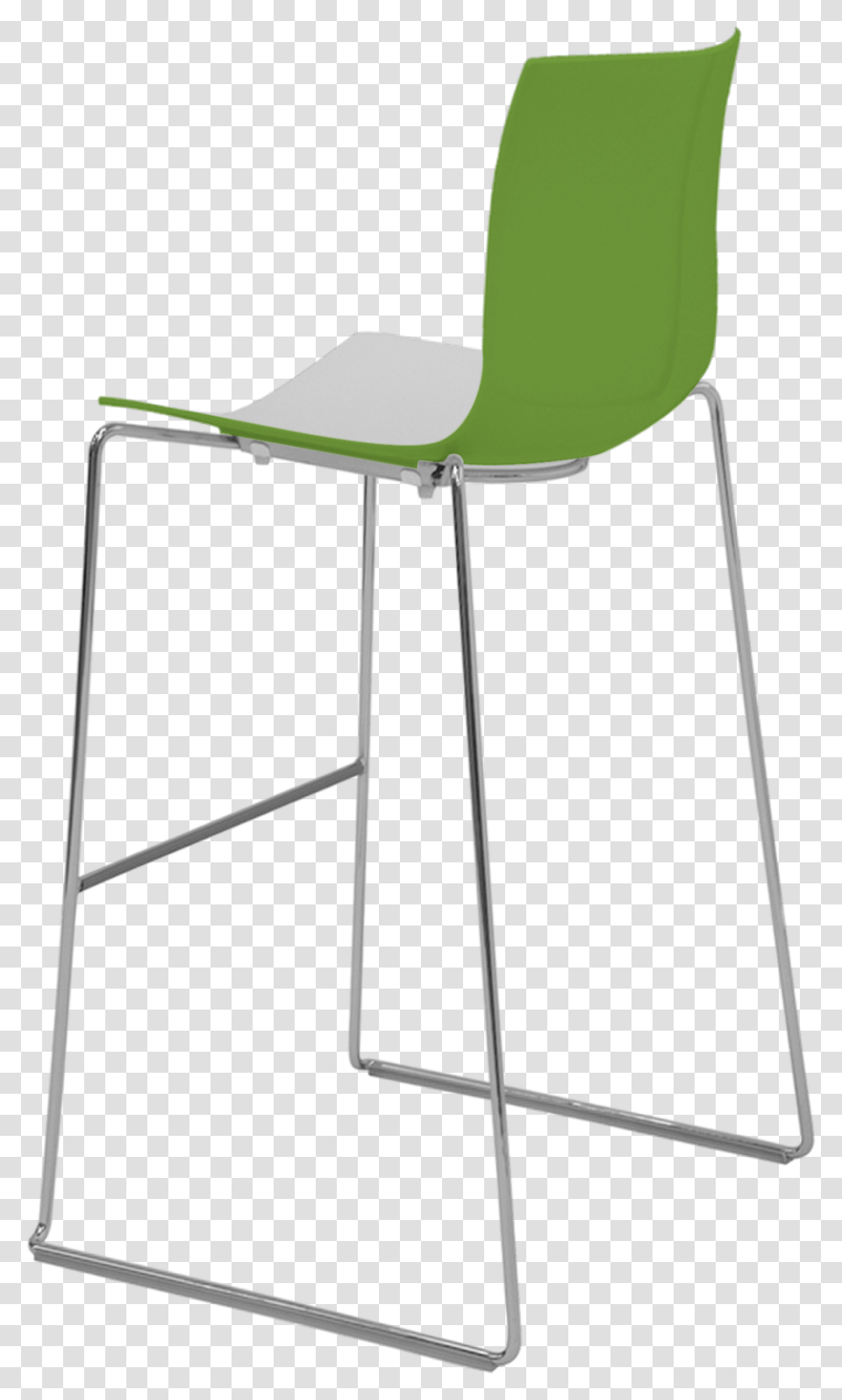 Arper Catifa 46 Bar Stool White Green, Chair, Furniture, Utility Pole, Stand Transparent Png
