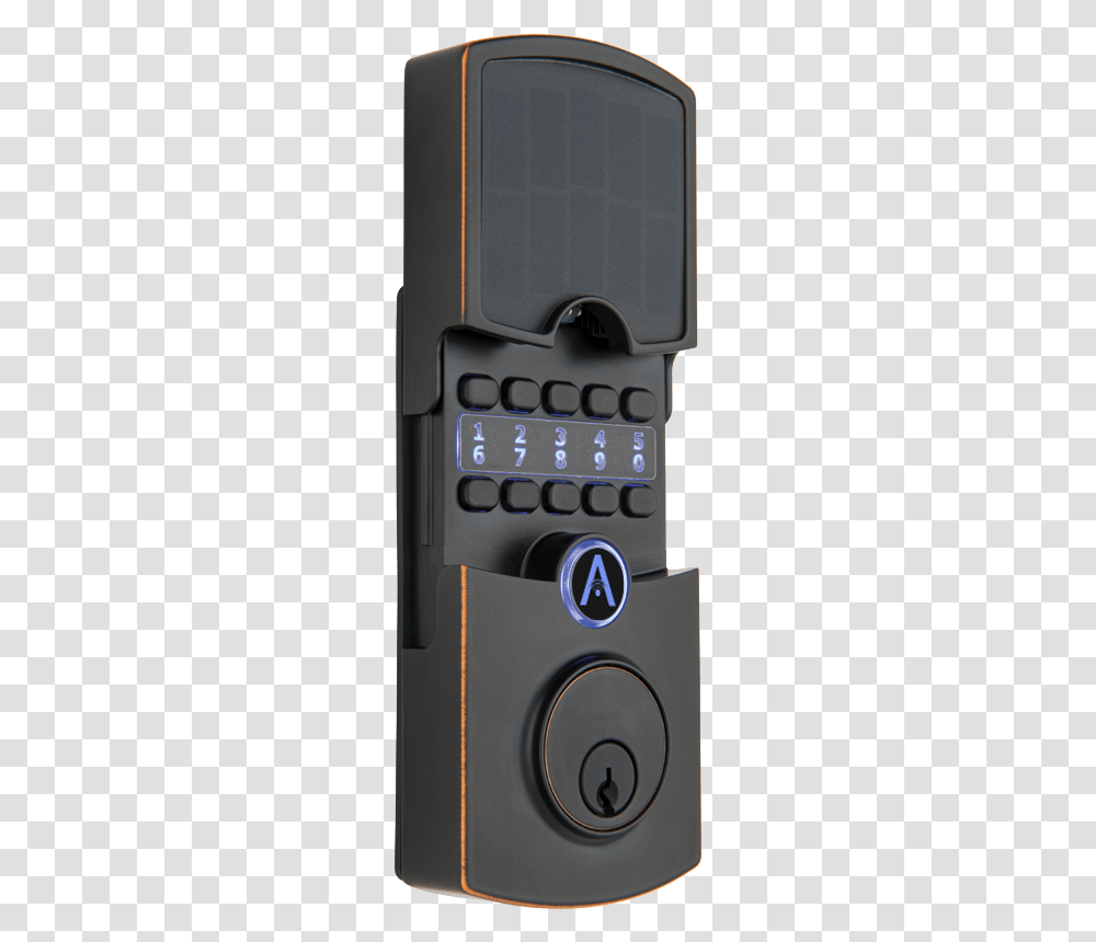 Array By Hampton Cooper Digital Deadbolt Tuscan Bronze Electronics, Mobile Phone, Cell Phone, Switch, Electrical Device Transparent Png