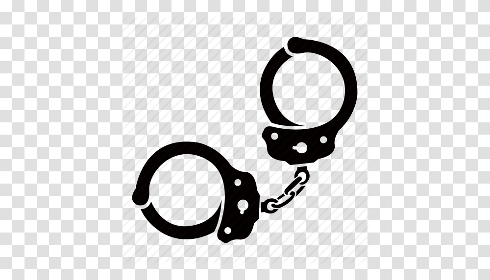 Arrest Crime Criminal Cuffs Hand Handcuffs Restraints Icon, Weapon, Weaponry, Scissors, Blade Transparent Png