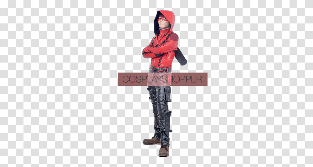 Arrow 3 Red Roy Harper Arsenal Cosplay Costume Girl, Clothing, Person, Standing, Female Transparent Png